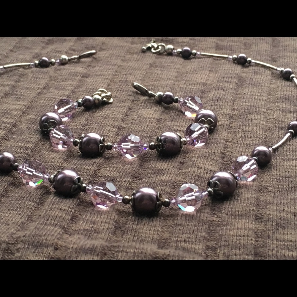 Sterling Silver Swarovski Crystal